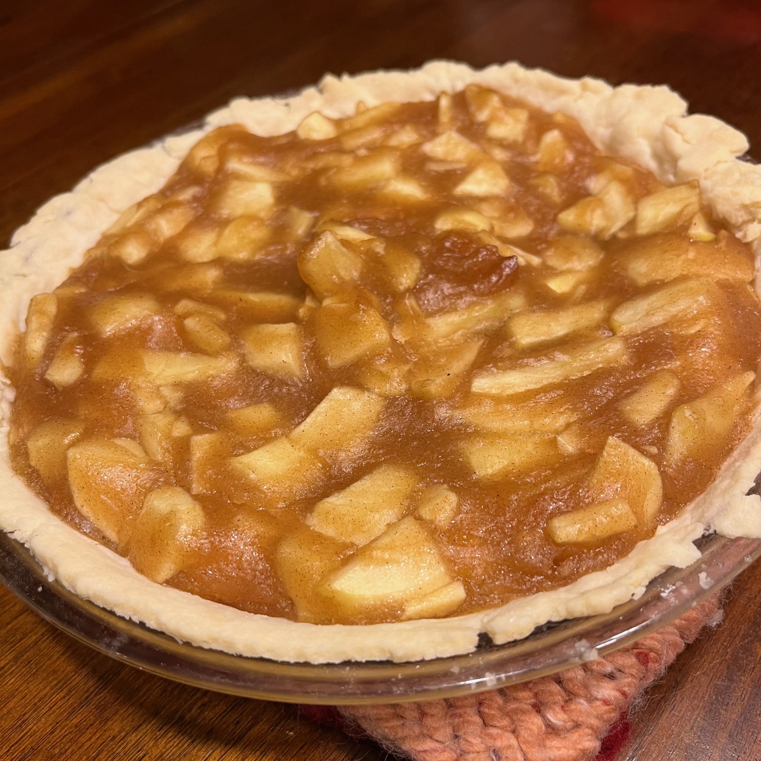 Amish Snitz Pie