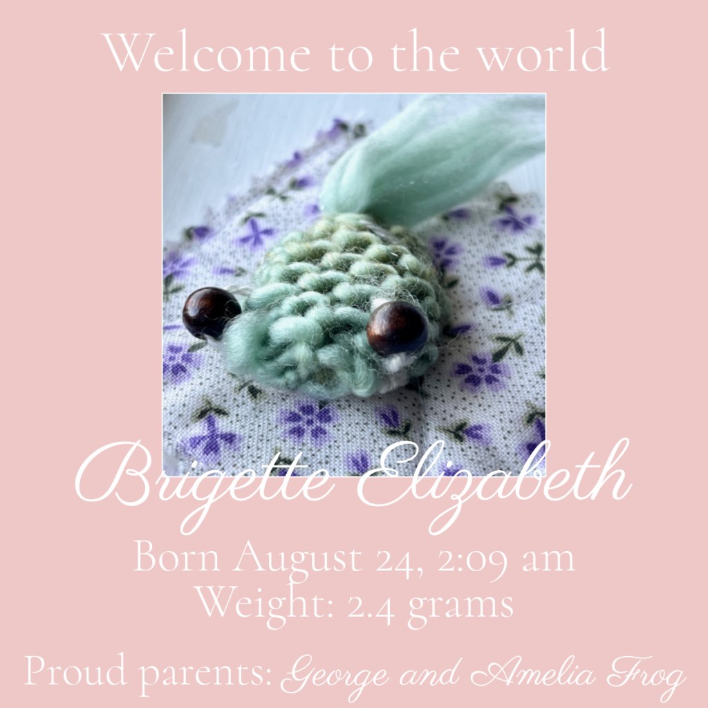 Brigette Elizabeth Frog: A Perfect Bundle of&nbsp;Joy