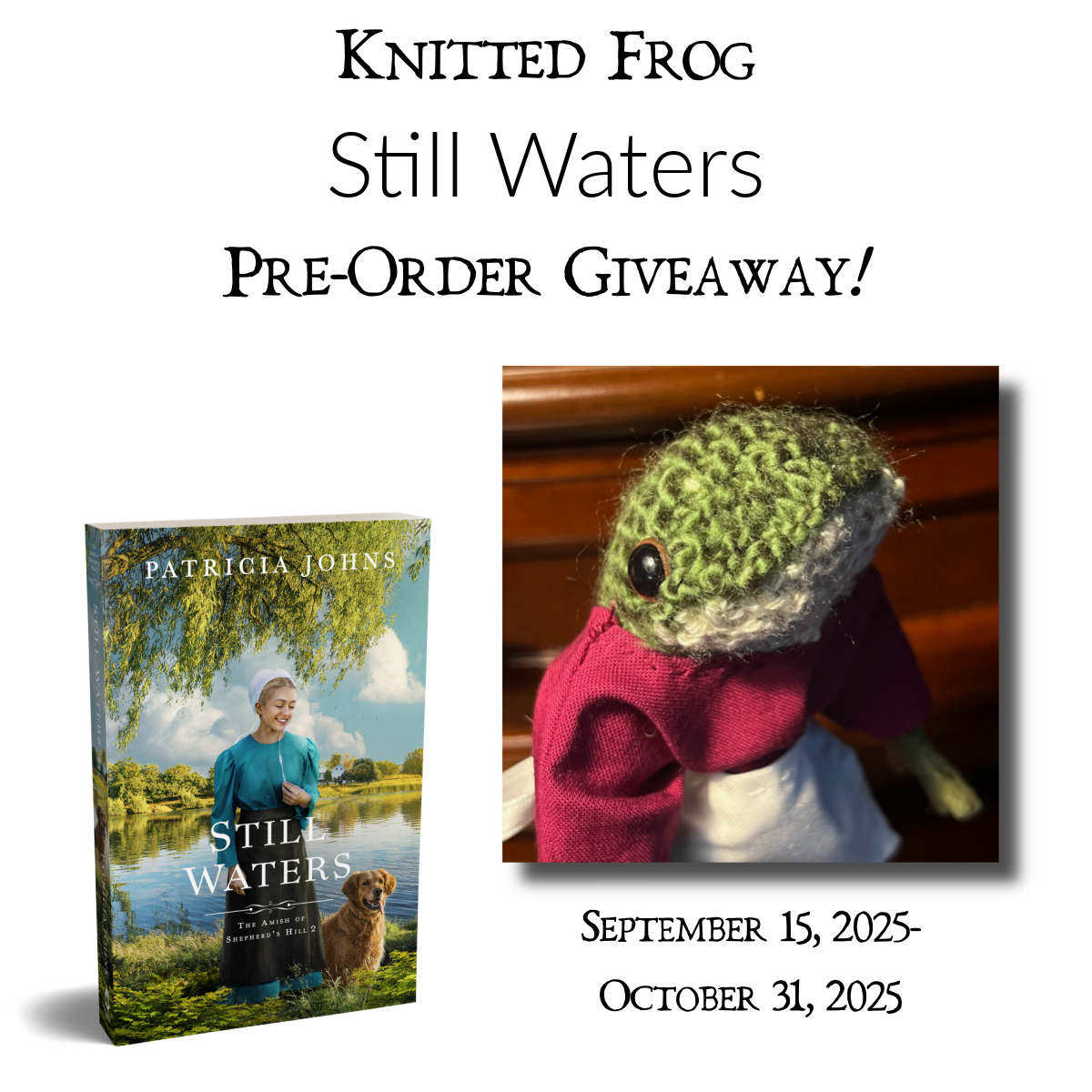Win a Hand-Knitted Frog: Giveaway Closed